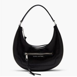 Marc Jacobs Black Leather Moon Hobo Bag